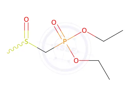 Chemical structure of diethyl (methanesulfinylmethyl)phosphonate