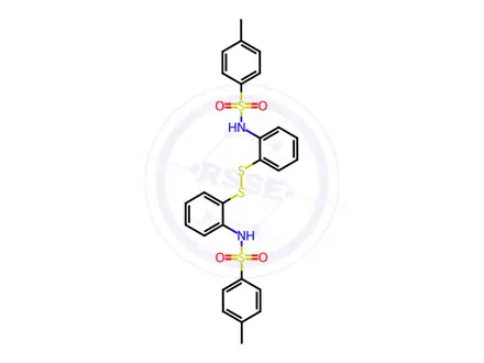 Chemical structure of 2,2′-Bis(4-methylbenzolsulfonylamido)-diphenyldisulfid