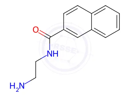 Chemical structure of N-(2-aminoethyl)-2-naphthamide
