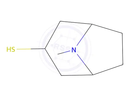 Chemical structure of 8-Methyl-8-azabicyclo[3.2.1]octane-3-thiol