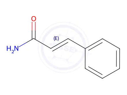 Chemical structure of (E)-Cinnamamide