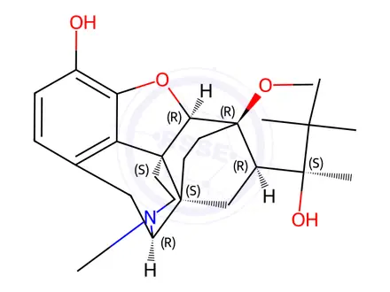Chemical structure of Buprenorphine Impurity 12