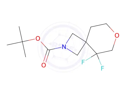 Chemical structure of Tert-butyl 5,5-difluoro-7-oxa-2-azaspiro[3.5]Nonane-2-carboxylate