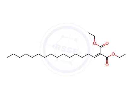 Chemical structure of 1,3-diethyl 2-pentadecylidenepropanedioate
