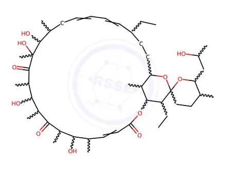 Chemical structure of Oligomycin Impurity 9 (44-homooligomycin A)