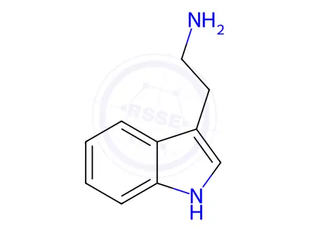 Chemical structure of Tryptamine