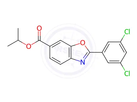 Chemical structure of Tafamidis Impurity 36