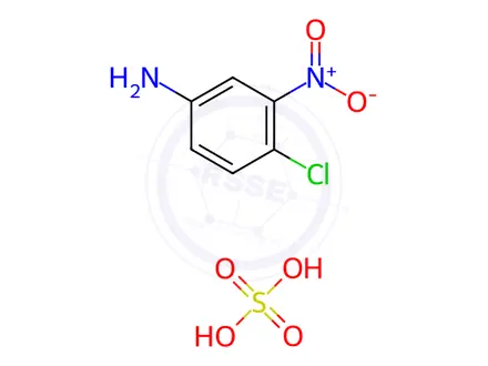 Chemical structure of 4-CHLORO-3-NITROANILINE H2SO4