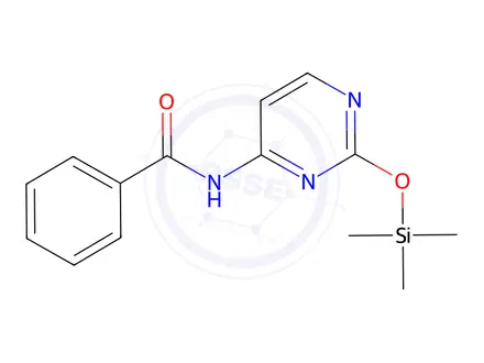 Chemical structure of N-(2-((Trimethylsilyl)oxy)pyrimidin-4-yl)benzamide