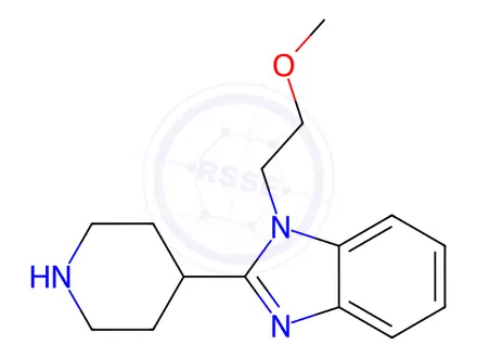 Chemical structure of Bilastine Impurity 46