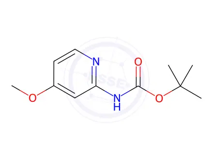 Chemical structure of (4-Methoxy-pyridin-2-yl)-carbamic Acid tert-butyl ester