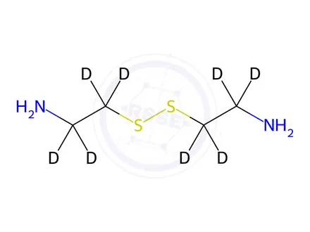 Chemical structure of Cystamine D8 Dihydrochloride