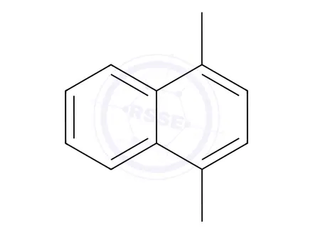 Chemical structure of 1,4-Dimethylnaphthalene