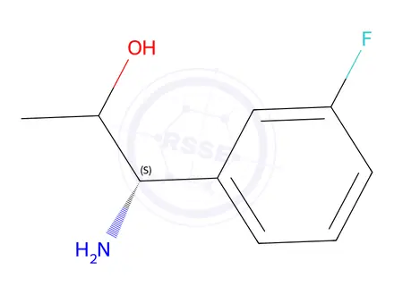 Chemical structure of (1S)-1-amino-1-(3-fluorophenyl)propan-2-ol