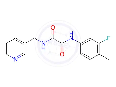 Chemical structure of N1-(3-Fluoro-4-methylphenyl)-N2-(pyridin-3-ylmethyl)oxalamide