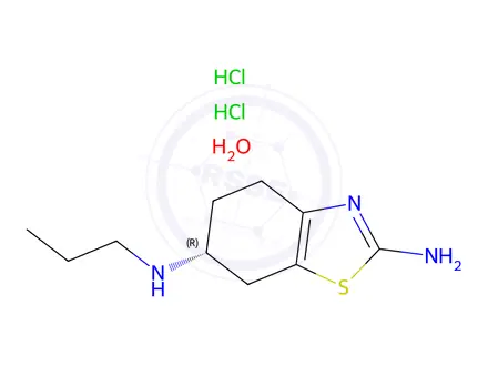 Chemical structure of R-PraMipexole Dihydrochloride Monohydrate