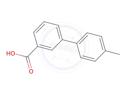 Chemical structure of 4'-Methyl-[1,1'-biphenyl]-3-carboxylic acid