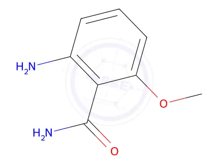 Chemical structure of 2-Amino-6-methoxybenzamide