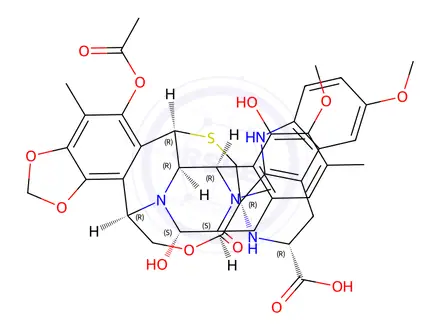 Chemical structure of Lurbinectedin Impurity 40