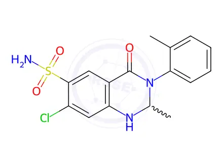 Chemical structure of Metolazone