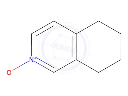 Chemical structure of 2-oxido-5,6,7,8-tetrahydroisoquinolin-2-ium