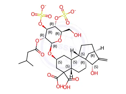 Chemical structure of Carboxyatractyloside