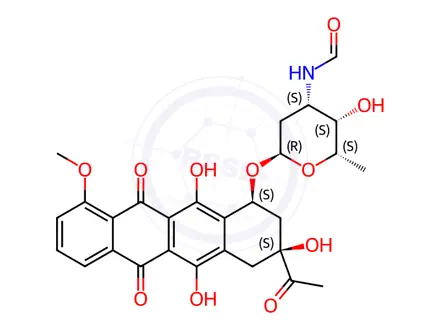 Chemical structure of Baumycin C1