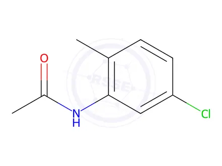 Chemical structure of N-(5-Chloro-2-methylphenyl)acetamide