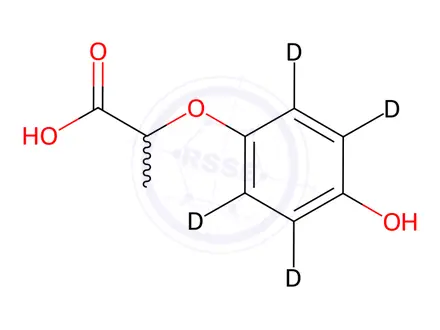 Chemical structure of 4-hydroxy phenyl Fluazifop-d4