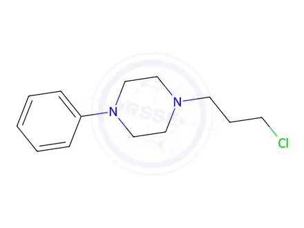 Chemical structure of 1-(3-chloropropyl)-4-phenylpiperazine