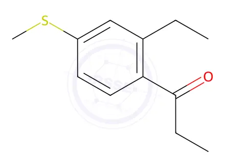 Chemical structure of 1-(2-Ethyl-4-(methylthio)phenyl)propan-1-one