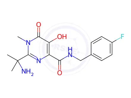 Chemical structure of Raltegravir EP Impurity A
