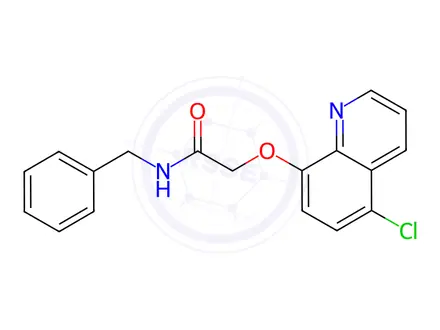 Chemical structure of N-Benzyl-2-((5-chloroquinolin-8-yl)oxy)acetamide