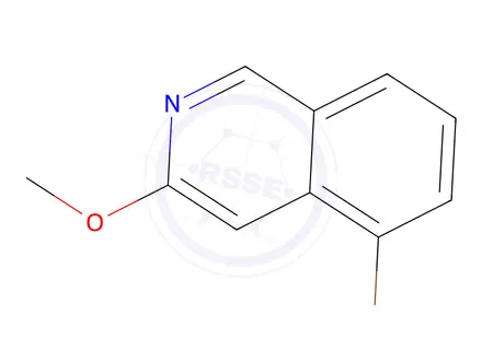 Chemical structure of 5-Bromo-3-methoxyisoquinoline