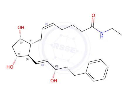 Chemical structure of Bimatoprost