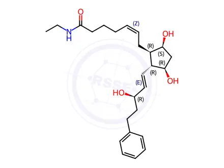 Chemical structure of 15-epi-Bimatoprost