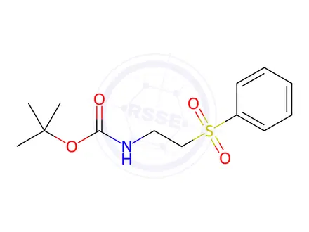 Chemical structure of N-Boc-2-(phenylsulfonyl)ethanamine