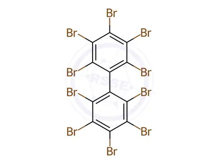 Chemical structure of PBB 209