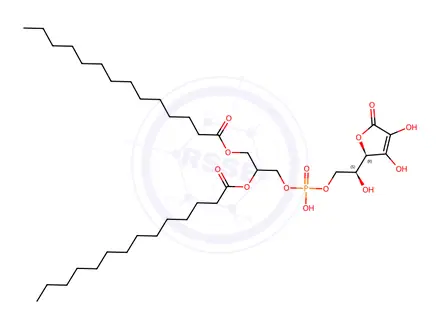 Chemical structure of 6-phosphatidylascorbic acid