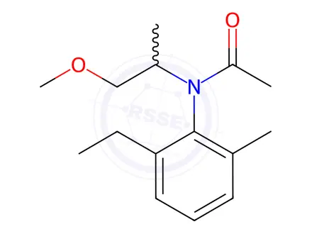 Chemical structure of Metolachlor deschloro Solution in Acetonitrile