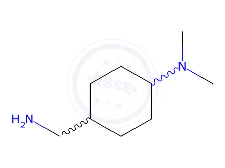 Chemical structure of Trans-4-(aminomethyl)-N,N-dimethyl-cyclohexanamine dihydrochloride