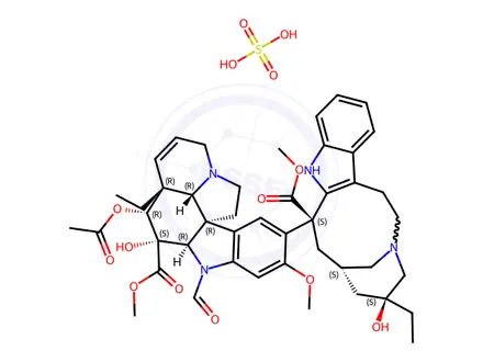 Chemical structure of Vinorelbine Sulfate