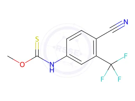 Chemical structure of Enzalutamide Methyl Carbamothioate (USP)