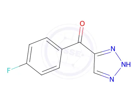 Chemical structure of 4-(4-fluorobenzoyl)-1H-1,2,3-triazole