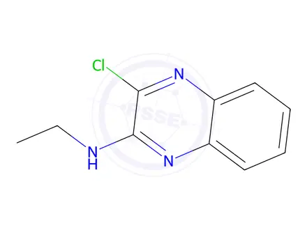 Chemical structure of 3-Chloro-N-ethylquinoxalin-2-amine