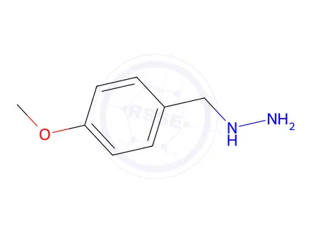 Chemical structure of 4-Methoxybenzylhydrazine Dihydrochloride