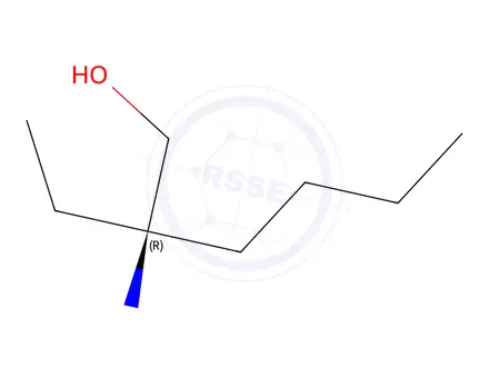 Chemical structure of (R)-2-AMINO-2-ETHYLHEXAN-1-OL