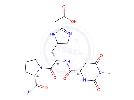 Chemical structure of Taltirelin Acetate
