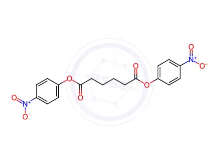 Chemical structure of bis(4-nitrophenyl) adipate