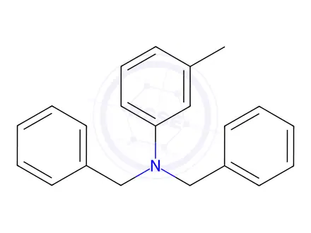 Chemical structure of N,N-dibenzyl-3-methylaniline